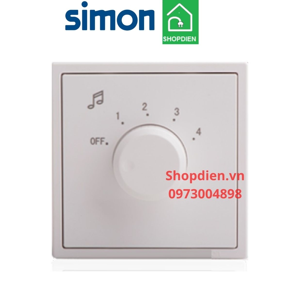 70E623-61 SIMON i7 Chiết áp điều chỉnh âm lượng màu ghi xám Volume control