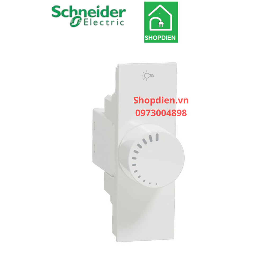 Chiết áp đèn Dimmer 400W Schneider AvatarOn A M3T1V400DM_WE