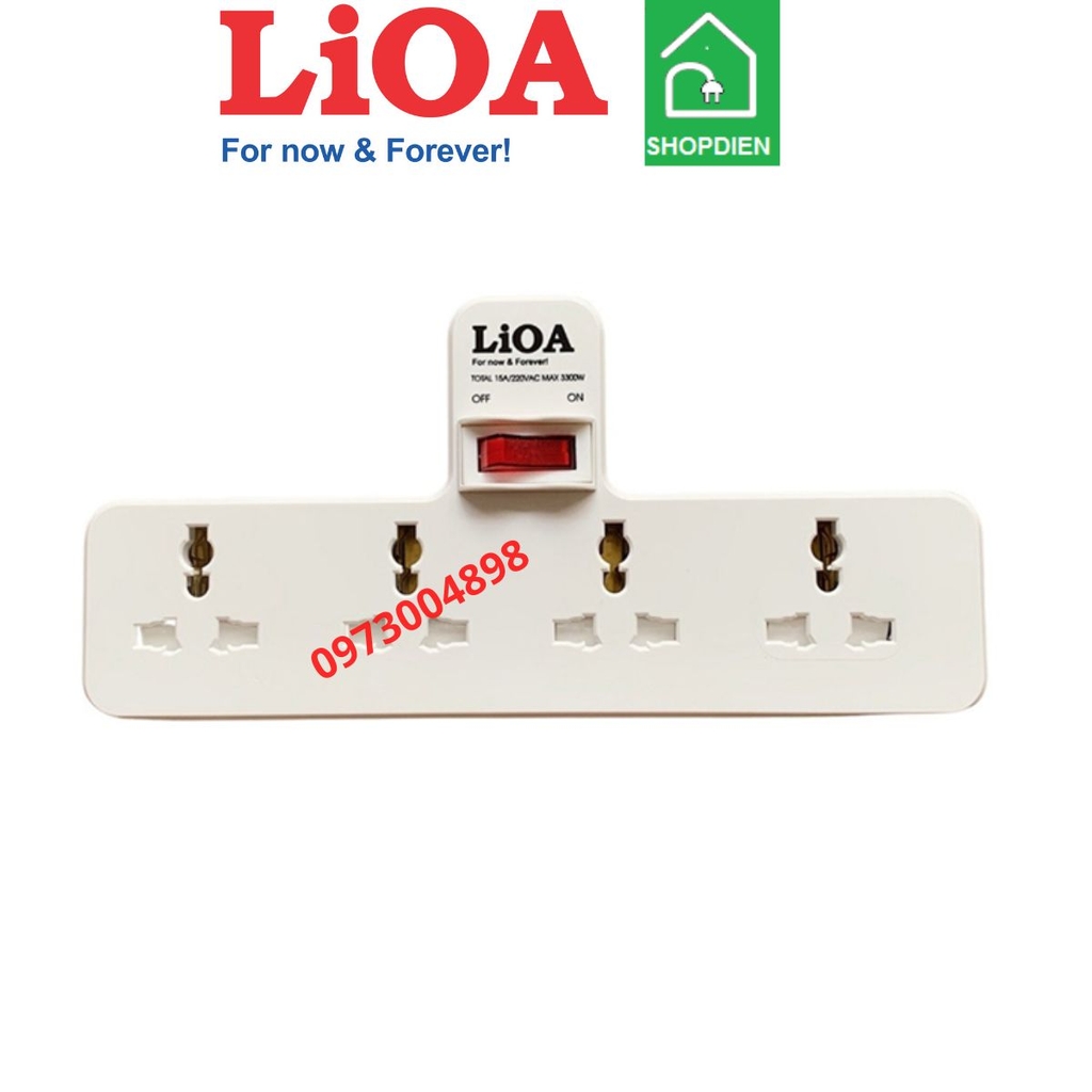 CKD4DN LIOA Ổ cắm 4 cổng đa năng 3300W không dây