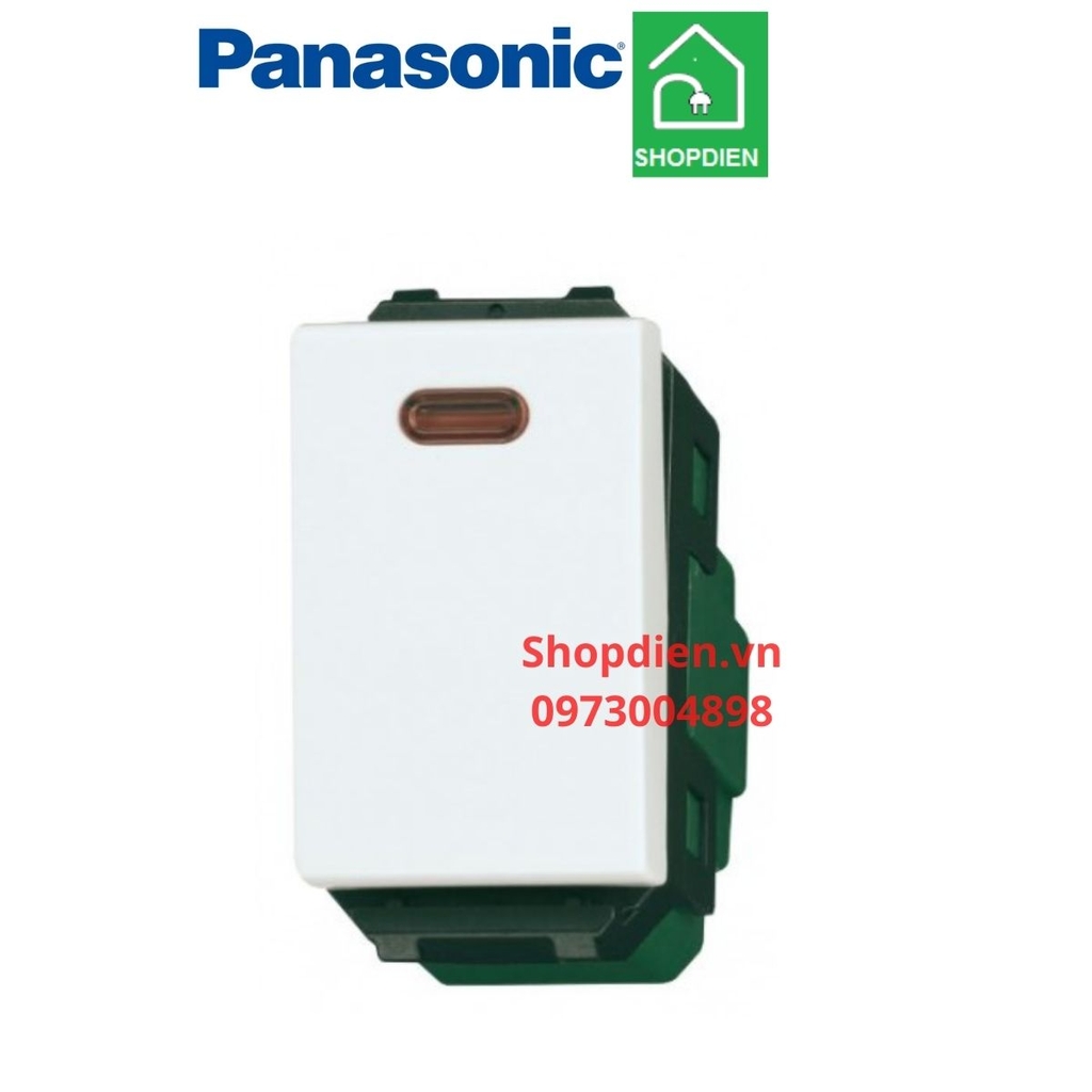 WEG5141SW Panasonic Công tắc 1 chiều có đèn báo khi ON Wide series