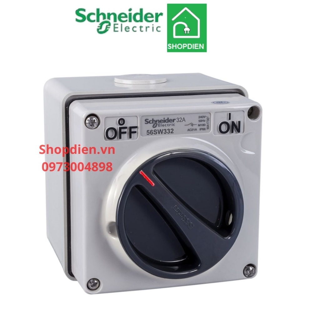 Công tắc 3P 32A switch IP66 S56 Schneider S56SW332GY