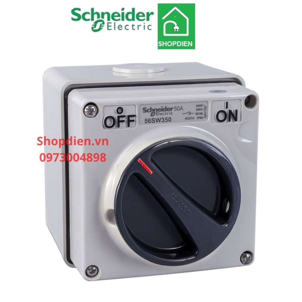 Công tắc 3P 50A Schneider S56SW350GY switch IP66 S56
