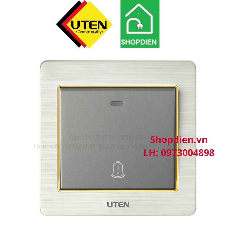 Công tắc chuông cửa V6 Door Bell switch UTEN V6.0G1GM