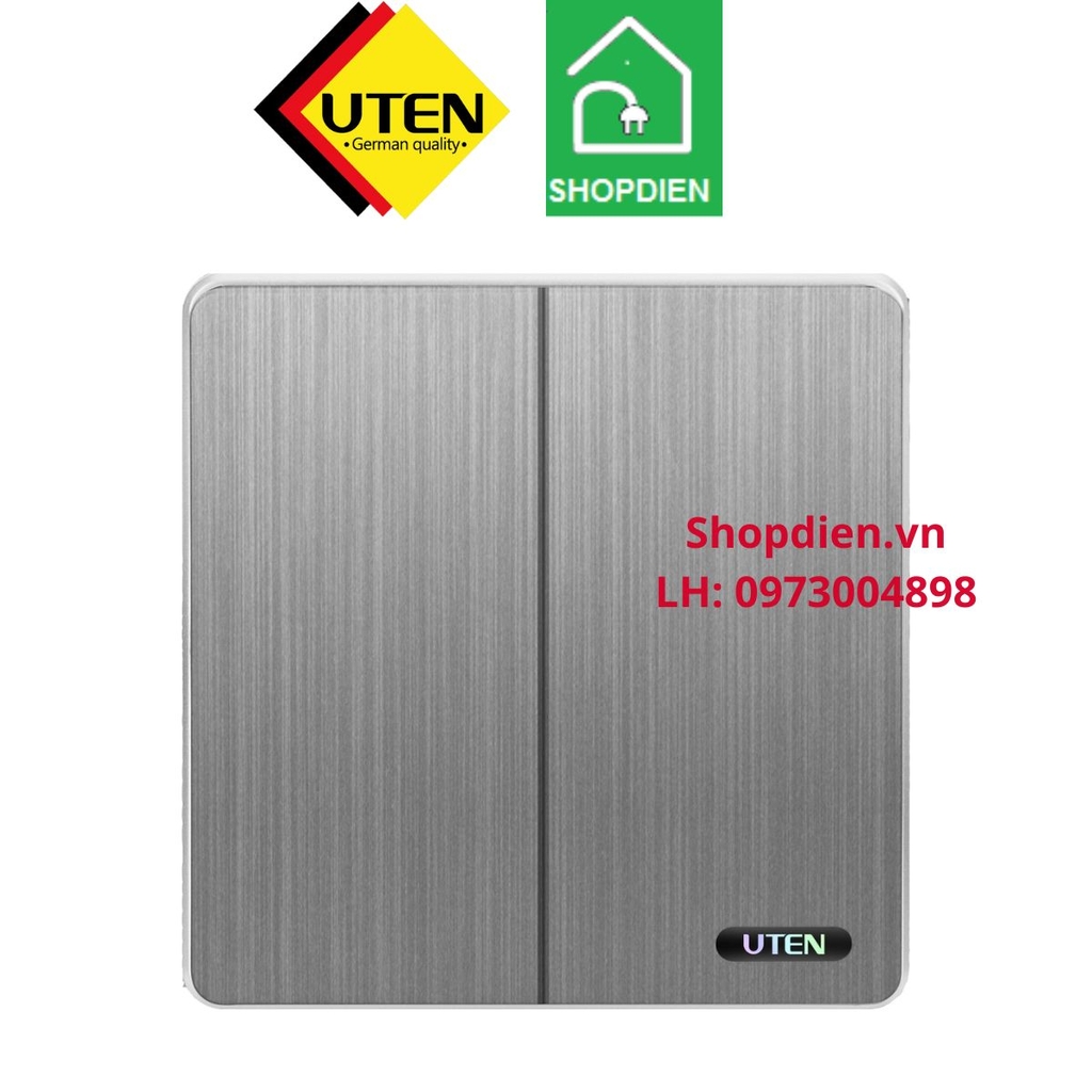 Công tắc đôi 2 chiều S300 UTEN S300GK22