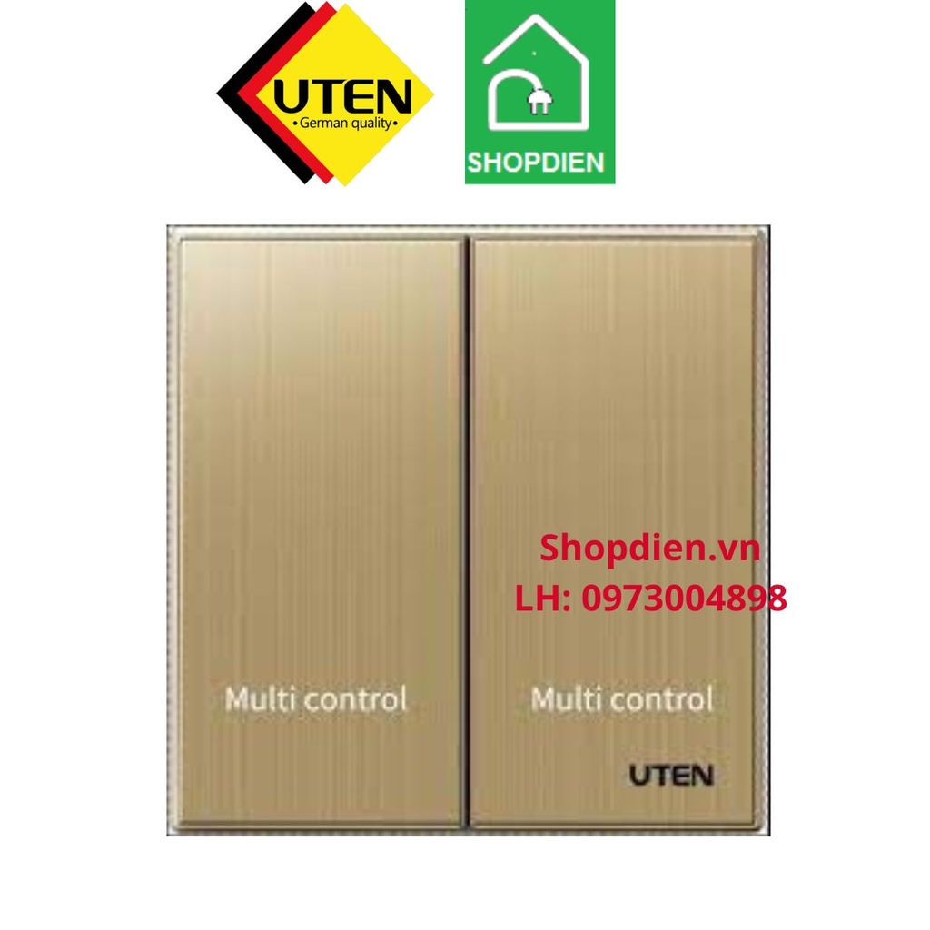 Công tắc đôi trung gian 4 ways Q9 intermediate switch UTEN Q9GK23