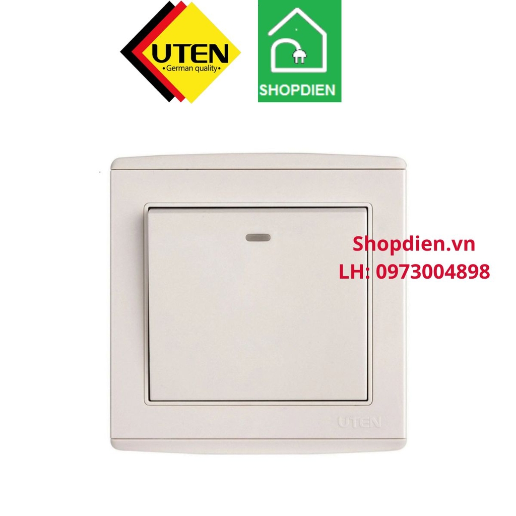 Công tắc đơn 1 chiều V4 1 gang 1 way switch UTEN V4.0GK11