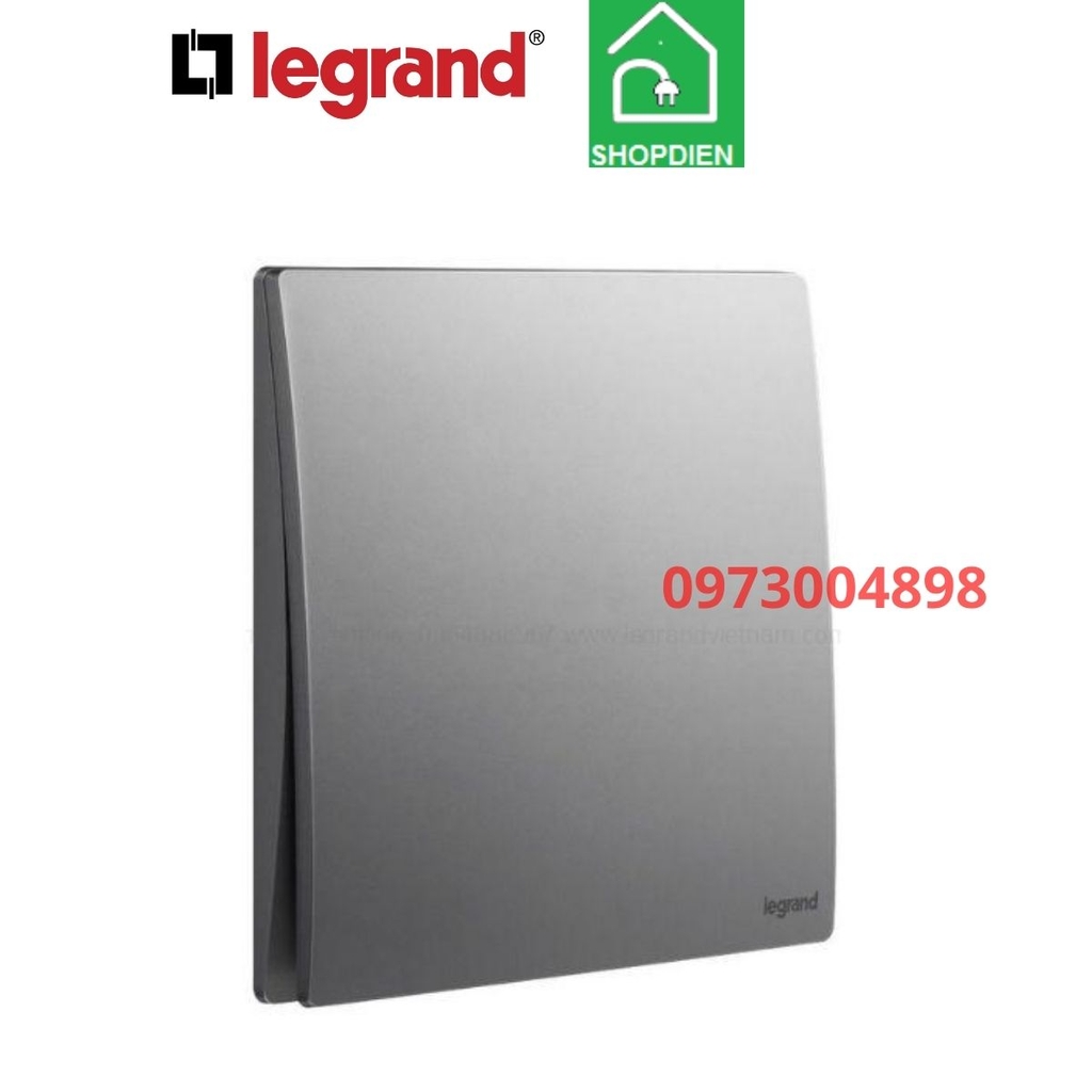Công tắc đơn 2 chiều Mallia Senses Legrand 281001DS màu ghi xám