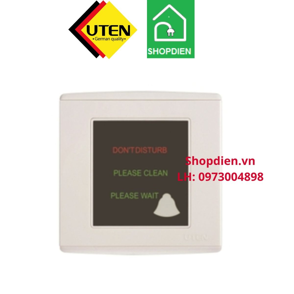 Công tắc dọn phòng, không làm phiền và chuông cửa don't disturb & please clean & door bell switch V4 UTEN V4.0G-3G/ML