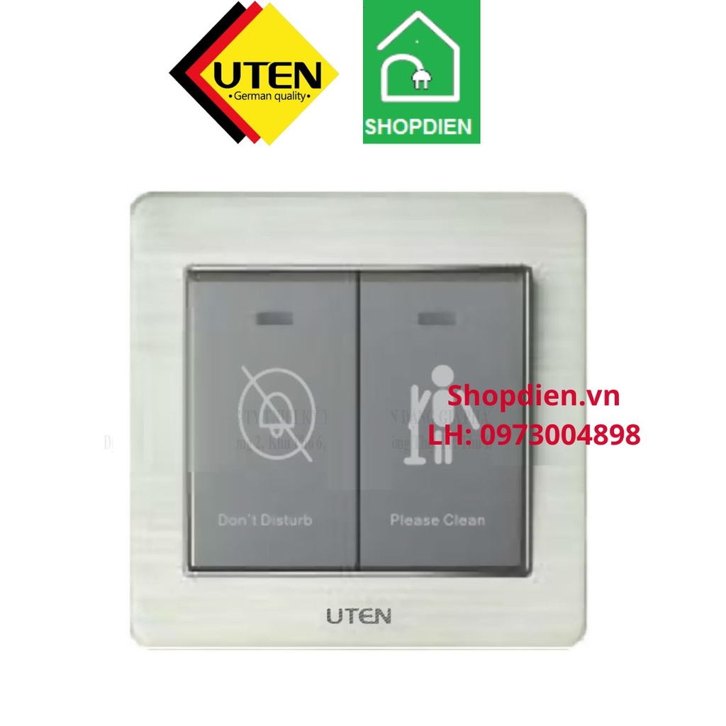 Công tắc dọn phòng và không làm phiền don't disturb & please clean switch V6 UTEN V6.0DPGK22