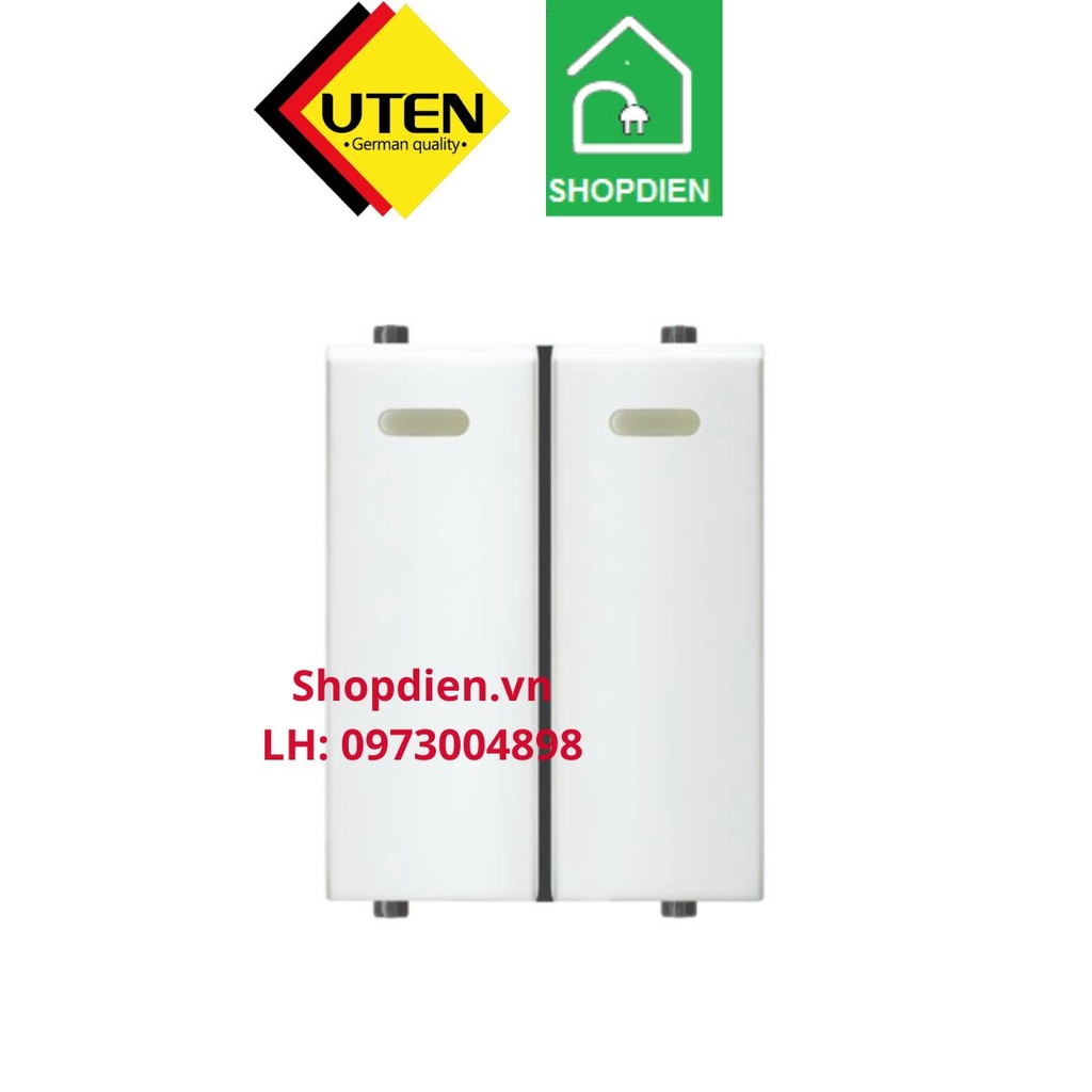 Công tắc 2 chiều đôi V3 UTEN V3.0 PGK32/L (công tắc kép)