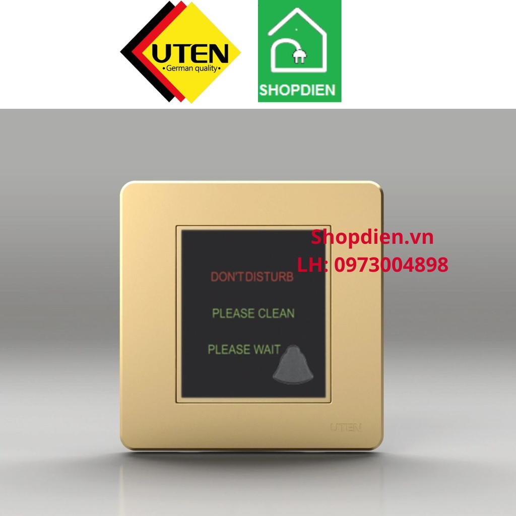 Công tắc dọn phòng, không làm phiền và chuông cửa don't disturb & please clean & door bell switch Q7 UTEN Q7G-3G/ML
