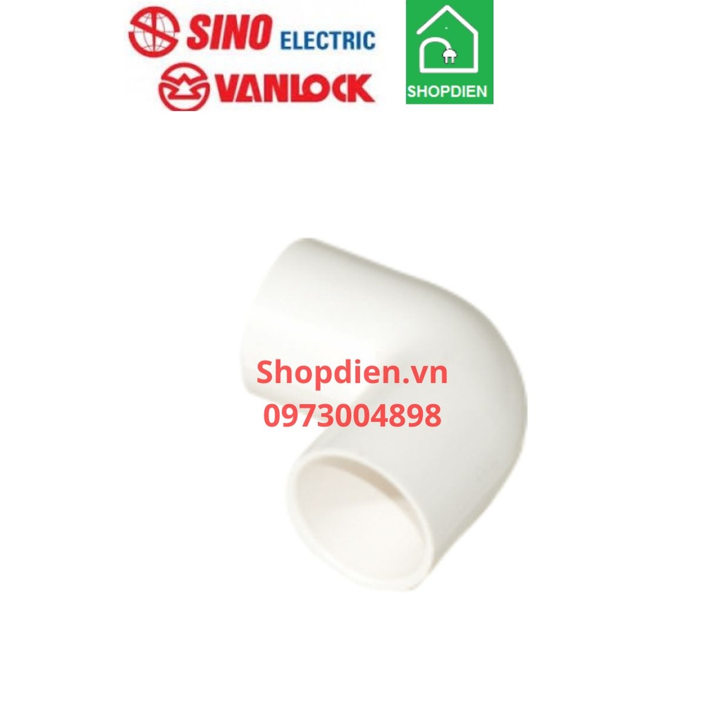 Cút góc chữ L D40 SINO SP E244/40S không nắp ELBOW PIPE CONDUIT