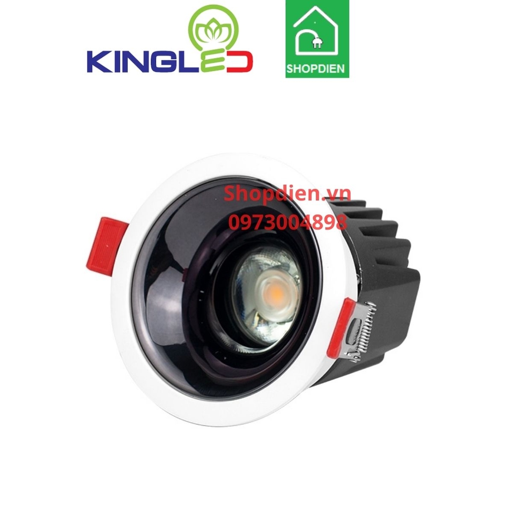 DA-DLRC-7SS-T63 KINGLED Đèn rọi âm trần 7W D58 Tourmaline chỉnh góc
