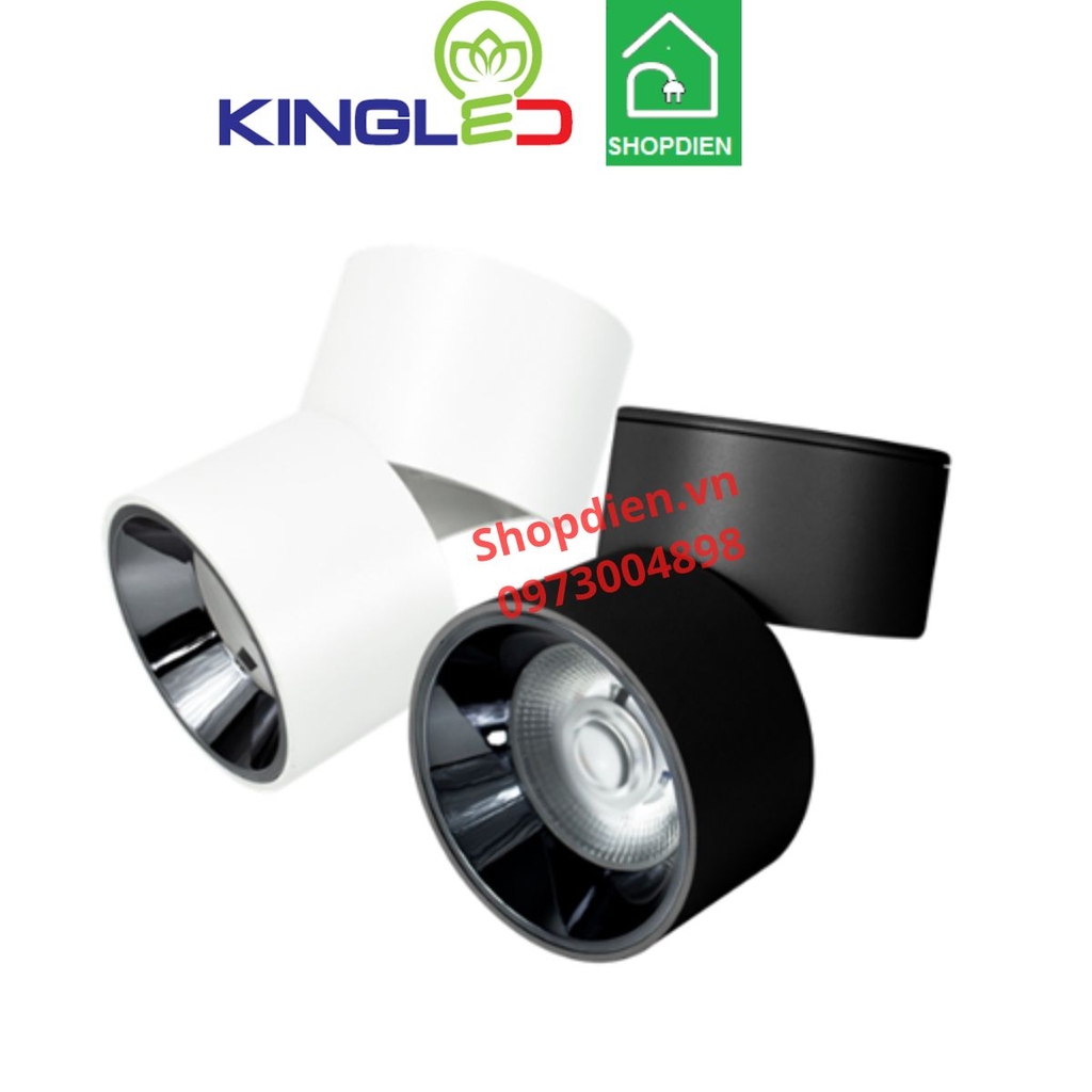 DA-OBRG-12SS KINGLED Đèn ống bơ gập 12W D75 chiếu rọi
