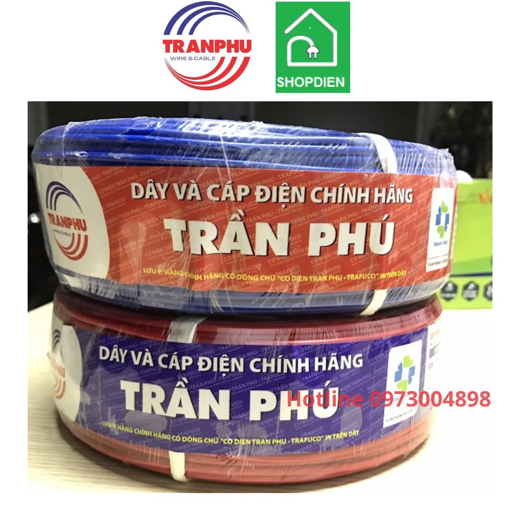 Dây đơn mềm Cu/PVC 1x4mm2 Trần Phú 41 Phương Liệt Vcm