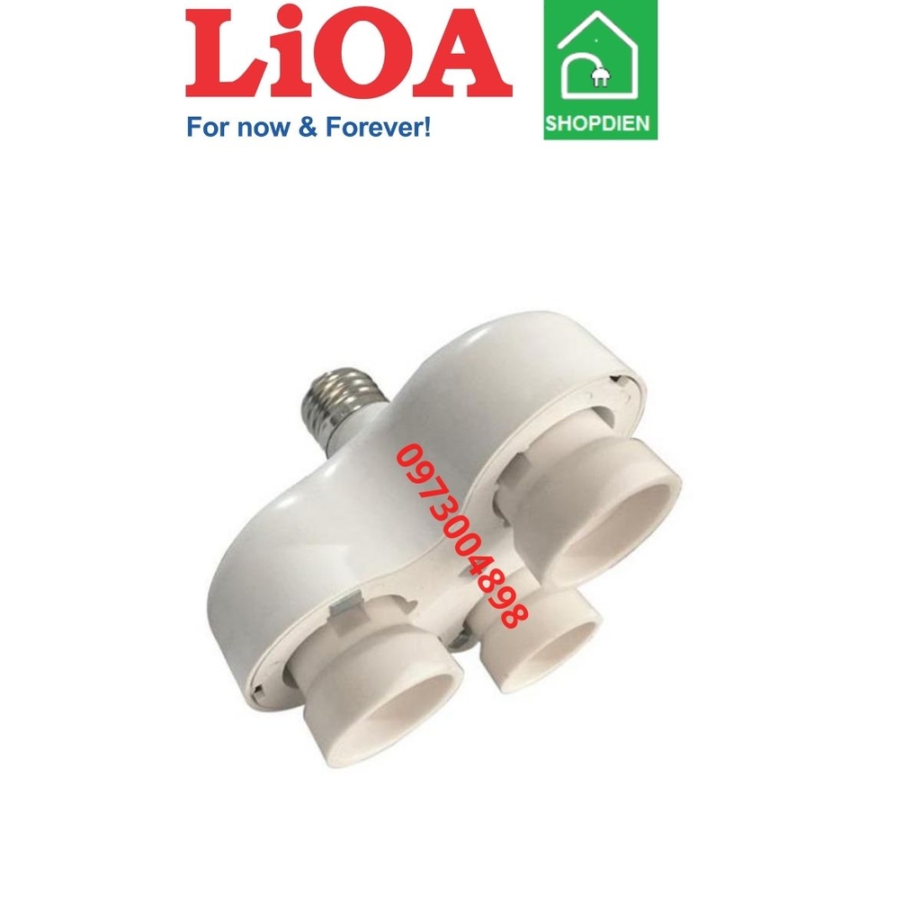 DD1-3 LIOA Đui đèn E27 chia 3 đầu