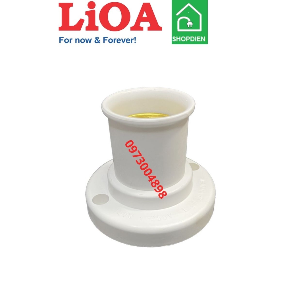 DDX90 LIOA Đui đèn xoáy E27 thẳng