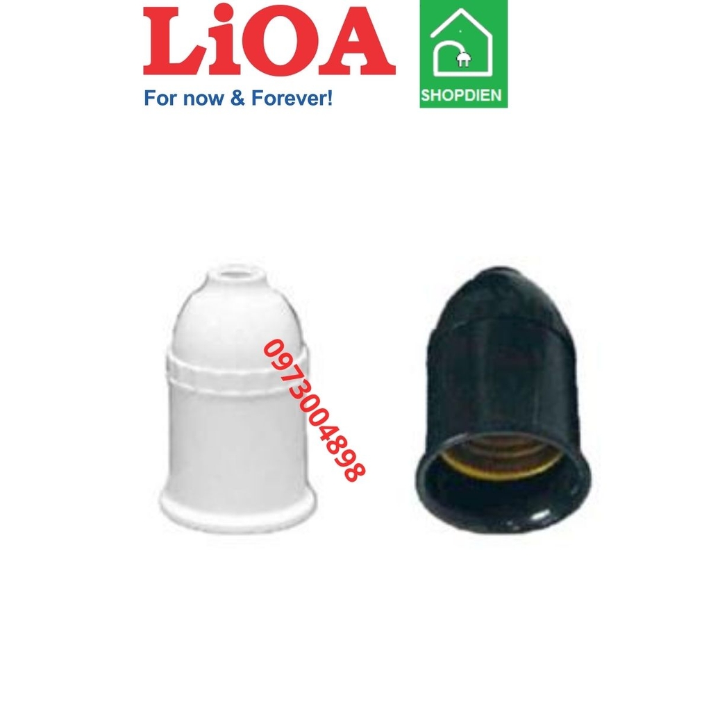 DDXW LIOA Đui đèn xoáy E27 màu trắng