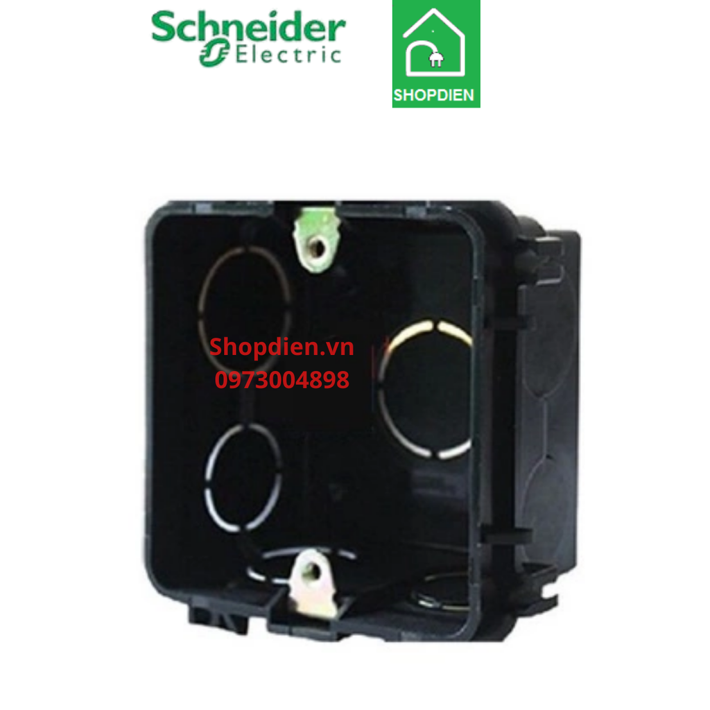 Đế âm vuông chuẩn anh Schneider A3B050_G19