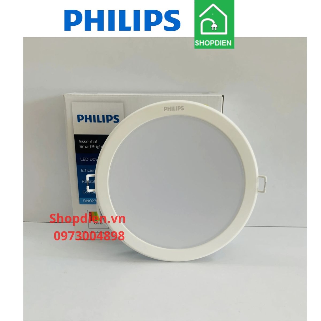 DN027B G3 LED20 Philips Đèn downlight âm trần 19W D200