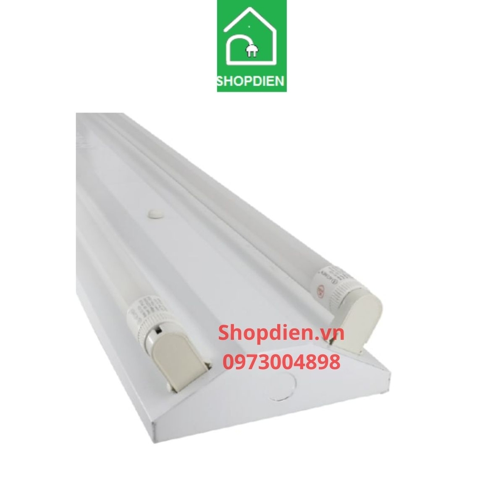 Đèn V shape đôi 1.2m 2x 20W VSHAPE1,2x2 sơn tĩnh điện
