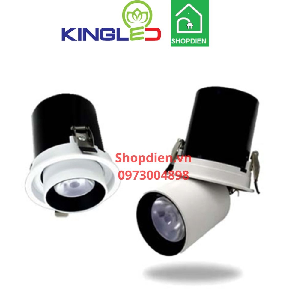 DLKX-15SS KINGLED Đèn kéo xoay 15W D92 thò thụt âm trần