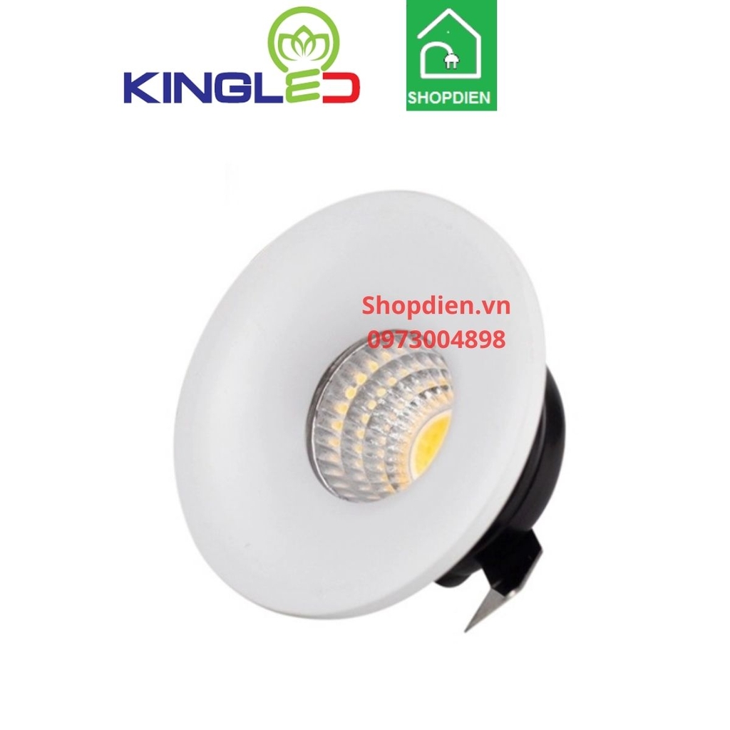 DLR-3SS-T48 KINGLED Đèn rọi âm trần 3W D35 chiếu rọi chỉnh góc