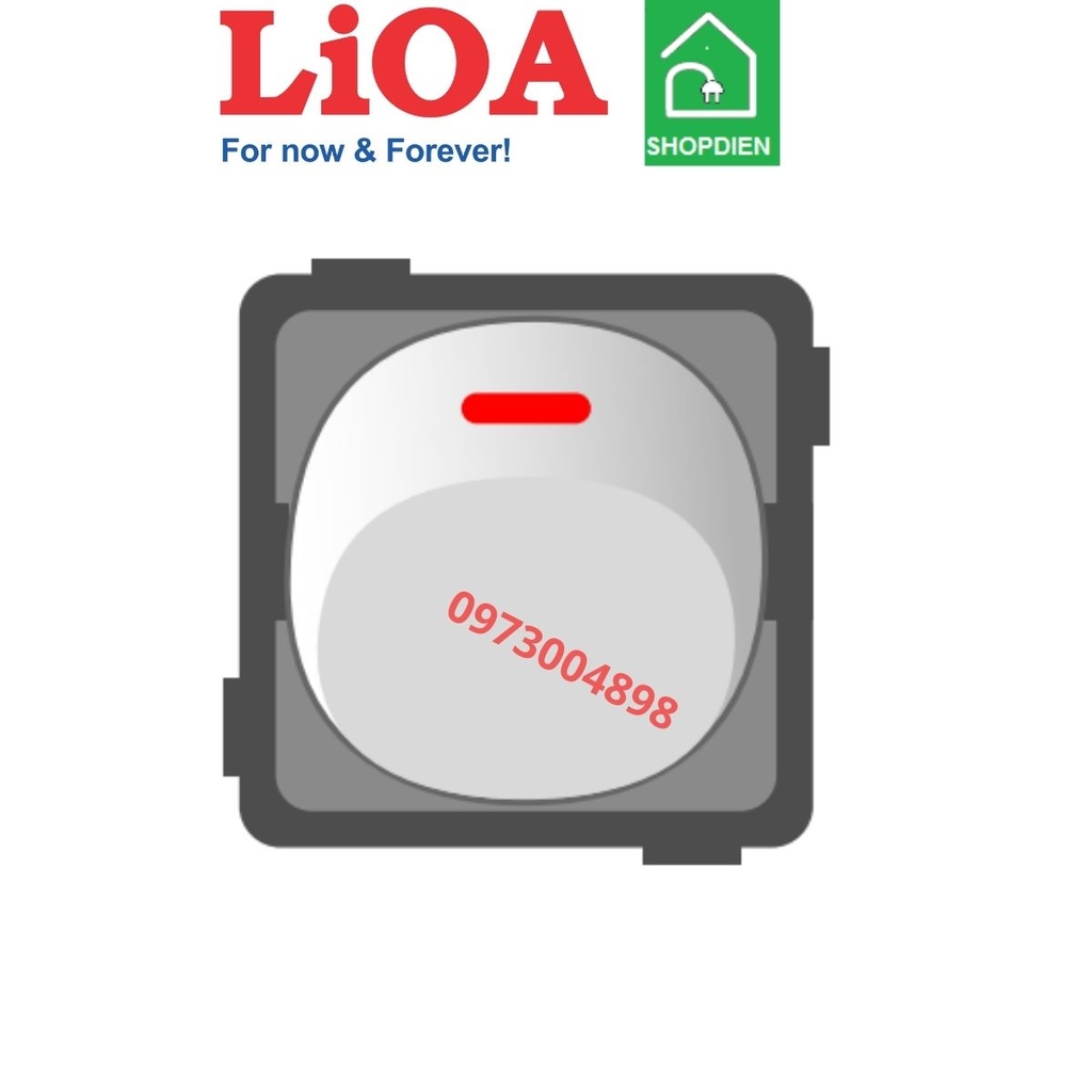 E18MD20 LIOA Công tắc 2 cực 20A cho bình nóng lạnh