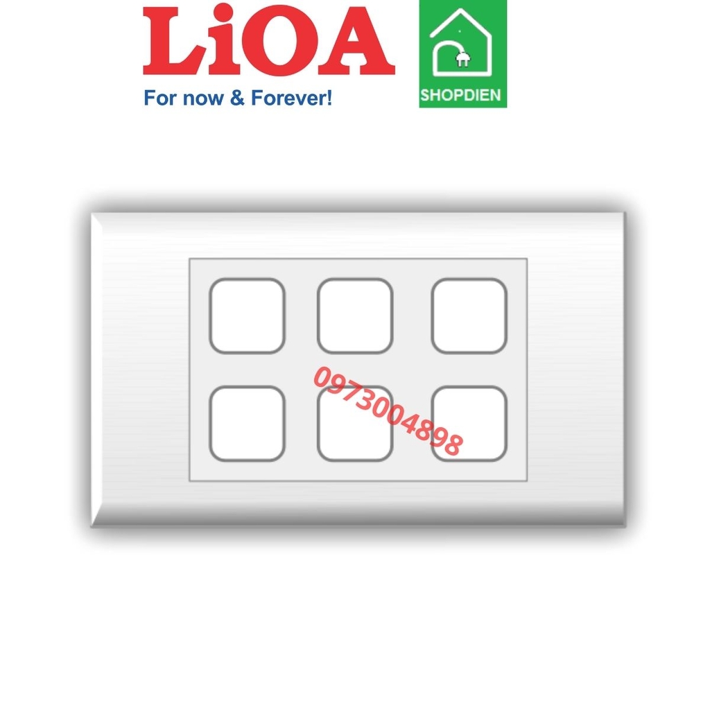 E18S6X LIOA Mặt 6 lỗ E18S