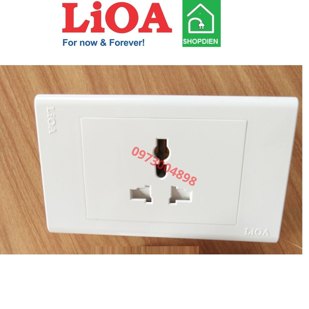 E18SD LIOA Ổ cắm đơn đa năng 3 chấu