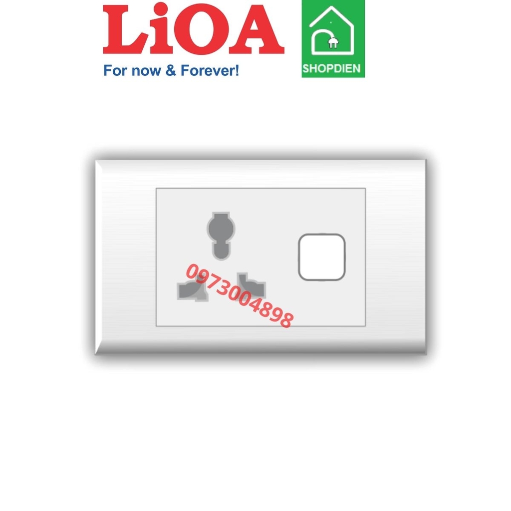 E18SDX LIOA Ổ cắm đơn đa năng với 1 lỗ