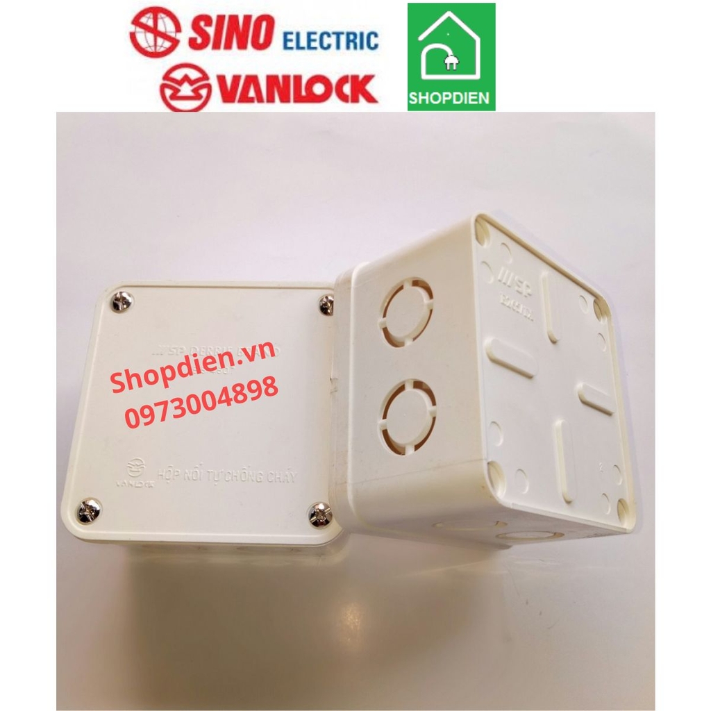 E265/43X SINO Hộp nối dây 185x185x80 mm có lỗ