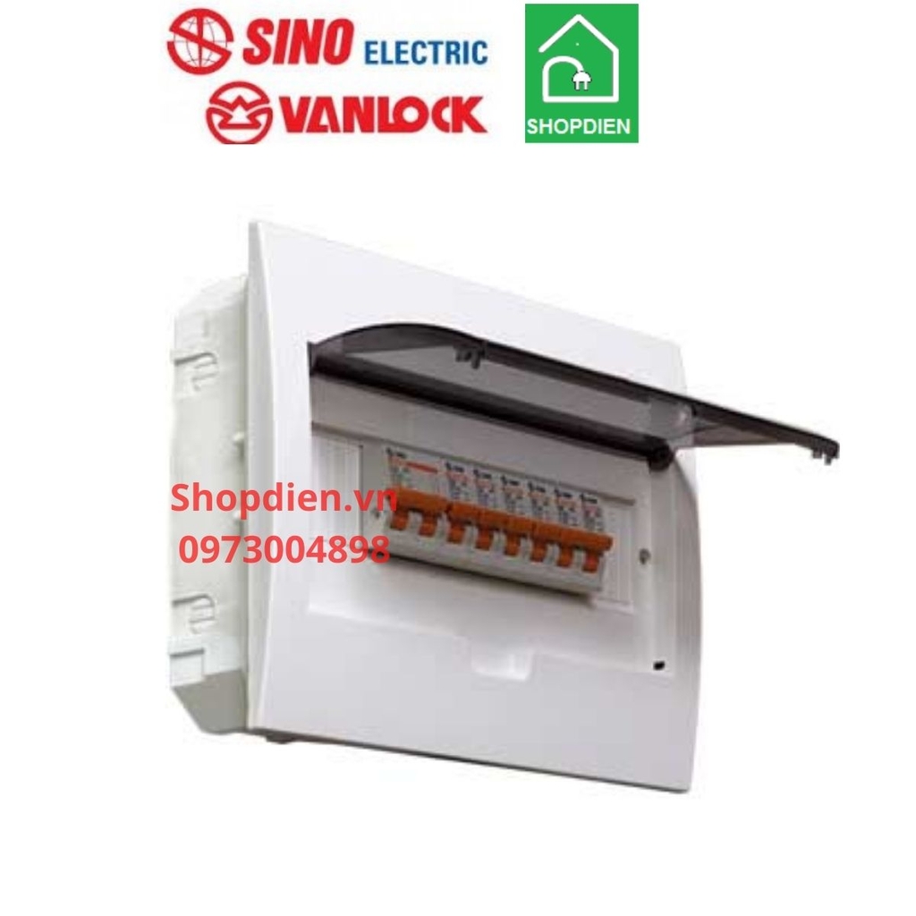 E4FC4/8LA SINO Vanlock Tủ điện âm tường 8M