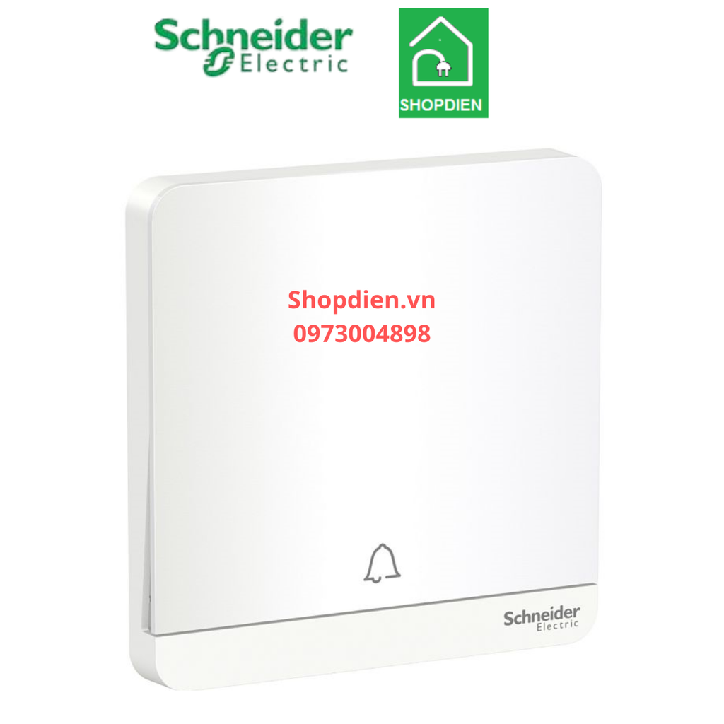 E8331BPL1_WE_G19 Schneider Nút nhấn chuông cửa AvatarOn Màu trắng Vuông