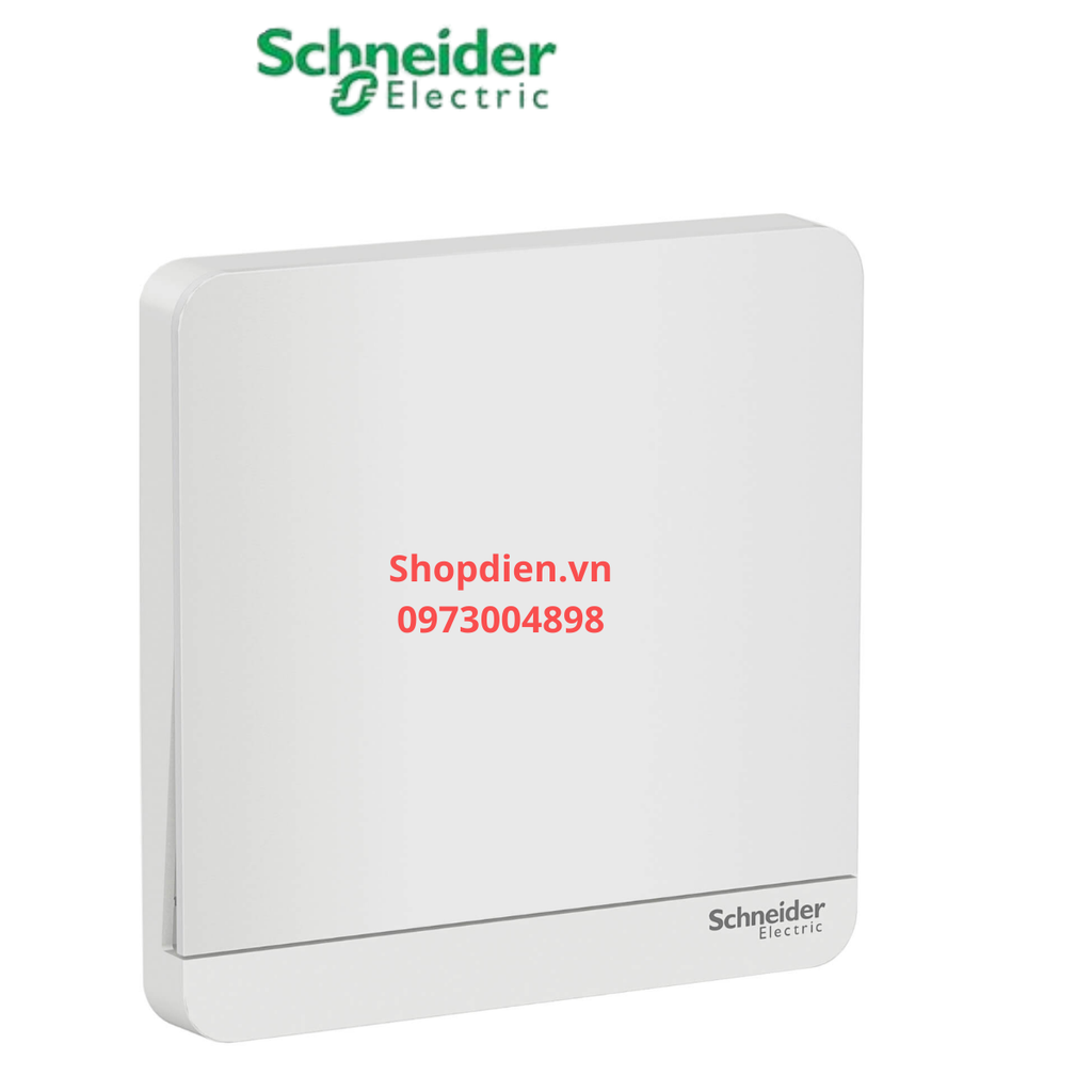 E8331L2LED_WE_G19 Schneider Công tắc đơn 2 chiều AvatarOn đảo chiều cầu thang Màu trắng Vuông