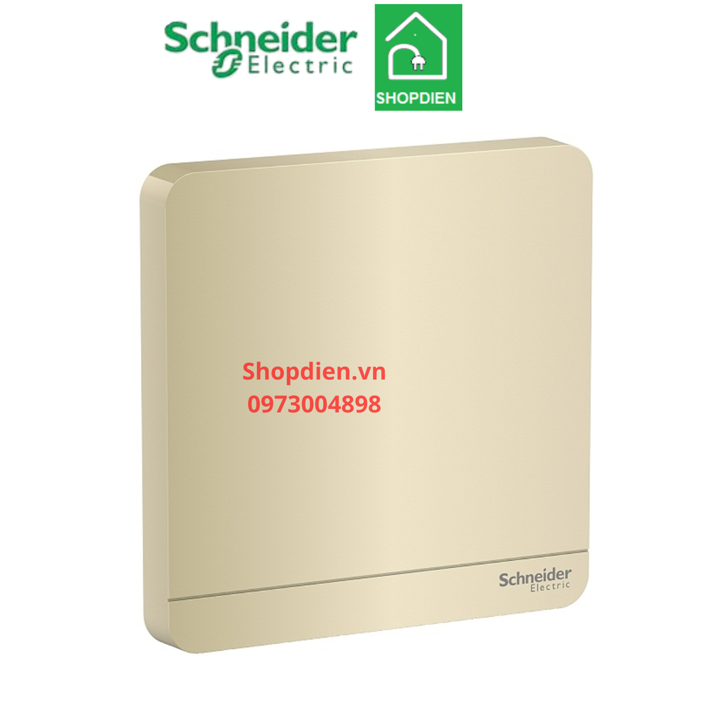 E8331L2LED_WG_G19 Schneider Công tắc đơn 2 chiều AvatarOn Màu vàng ánh kim Vuông
