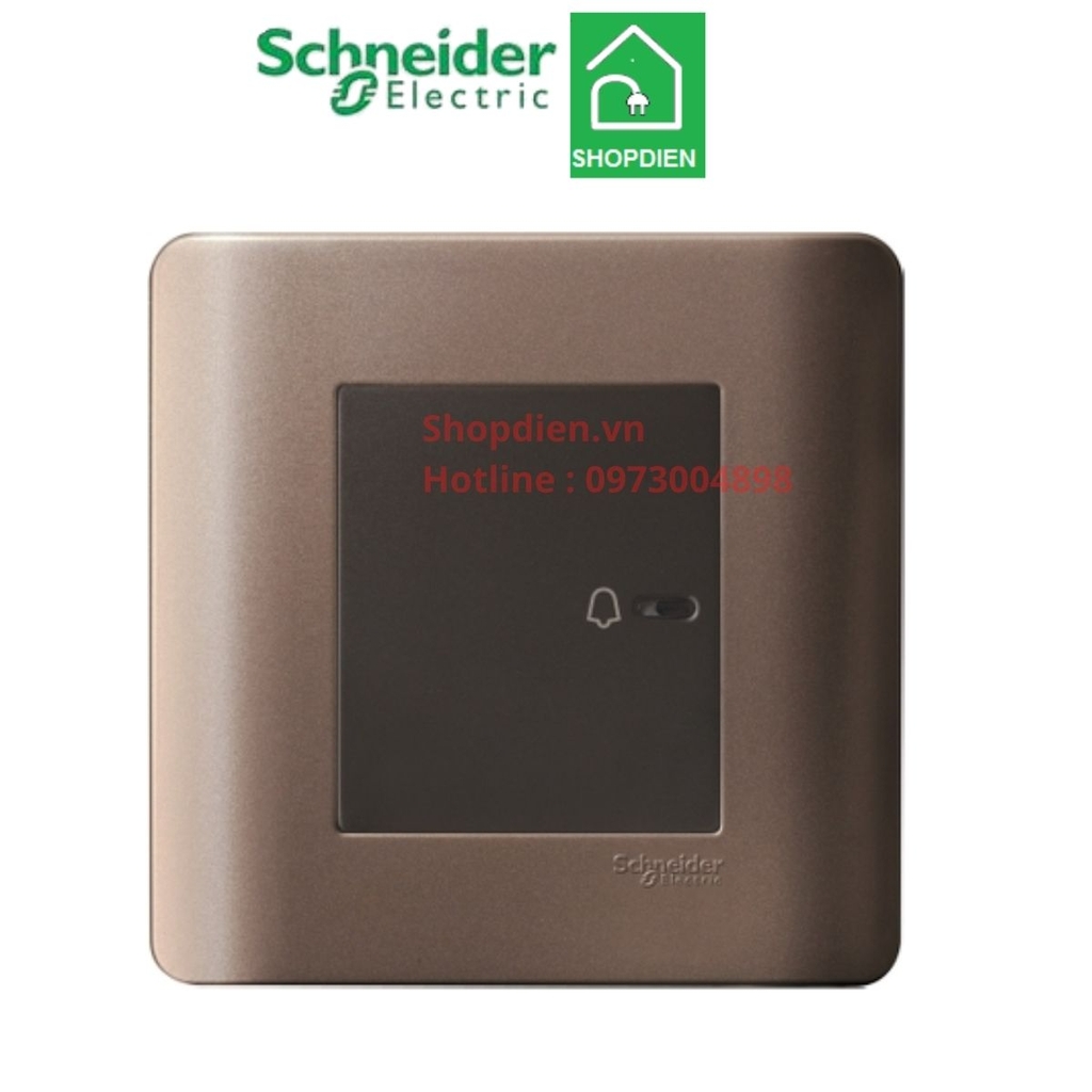 E8431BP1_SZ_G19 Schneider Công tắc chuông cửa Zencelo màu đồng