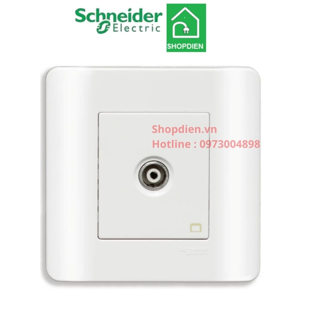 E8431TVS_G19 Schneider Ổ cắm Tivi Schneider ZENCELO màu trắng