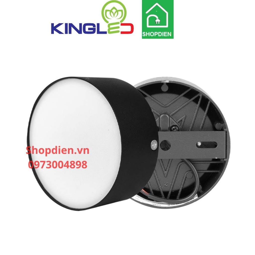 EC-OBK-9SS-DM KINGECO Đèn ống bơ 9W đổi màu vỏ đen