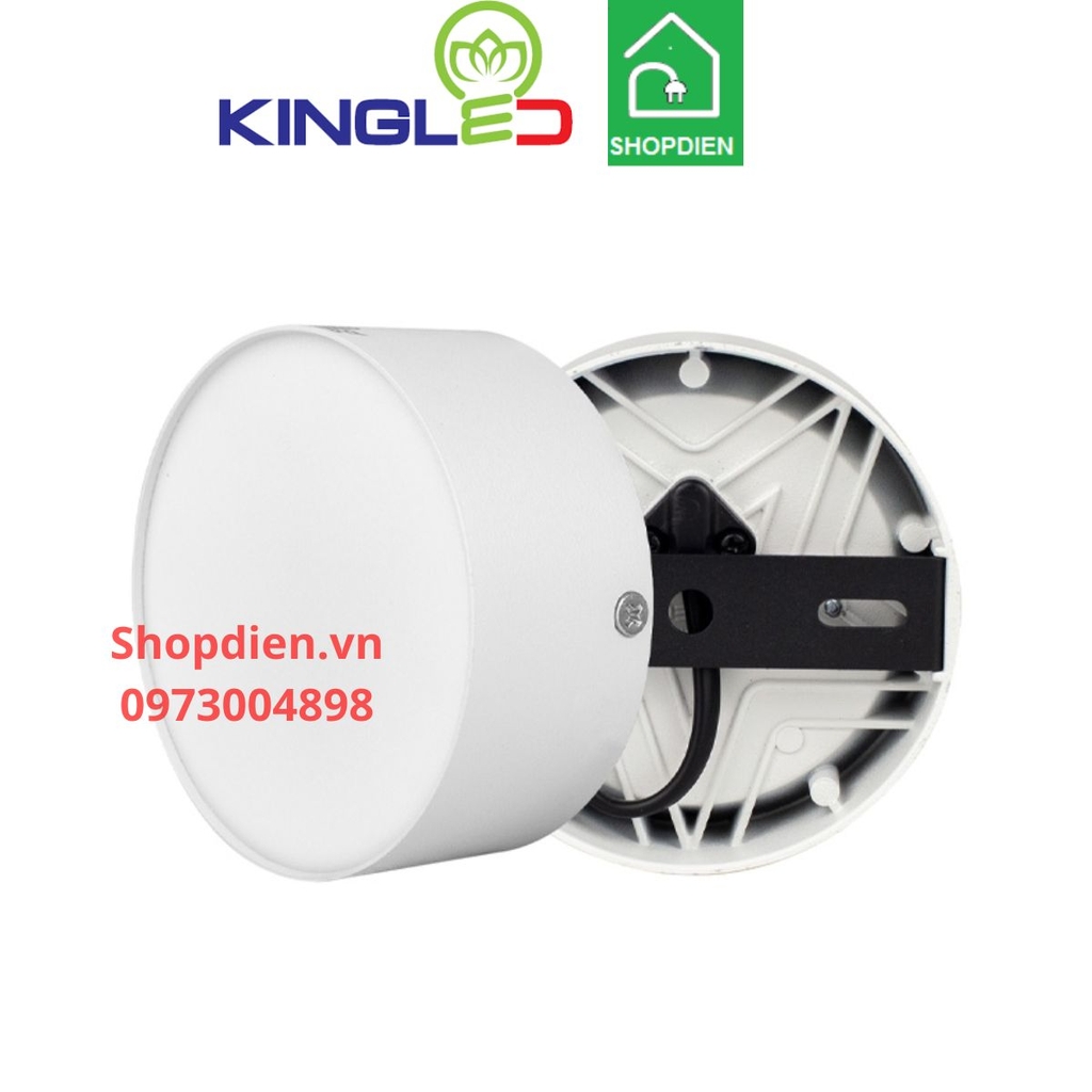 EC-OBK-9SS-DM-T KINGECO Đèn ống bơ 9W đổi màu tán quang vỏ trắng
