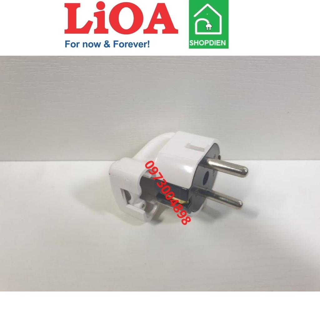 EU RØ5 LIOA Phích cắm 2 chân chuẩn Châu Âu European standard plug
