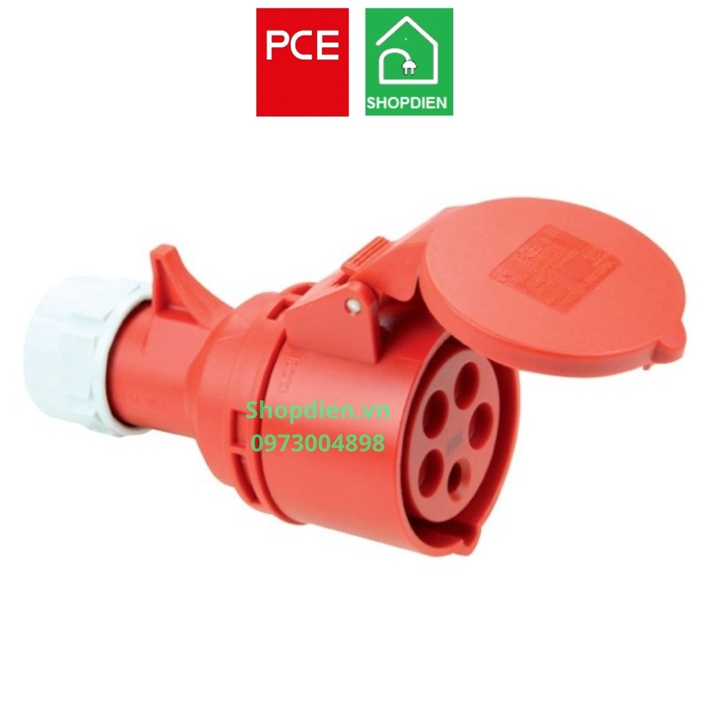 F215-6 PCE Ổ cắm loại nối di động 5P 16A IP44 connectors (4P+E)