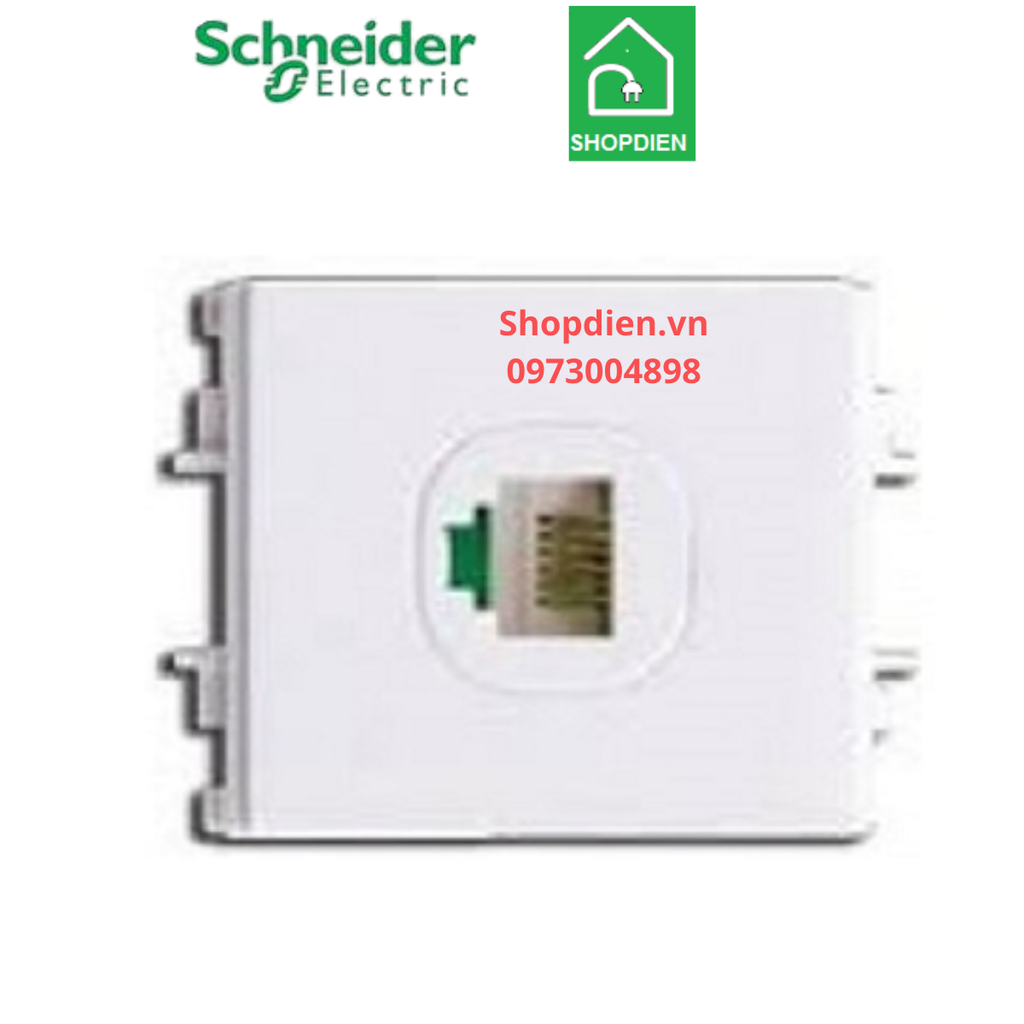 F50RJ8M6_WE_G19 Schneider Ổ cắm mạng cat6 S-FLEXI size M