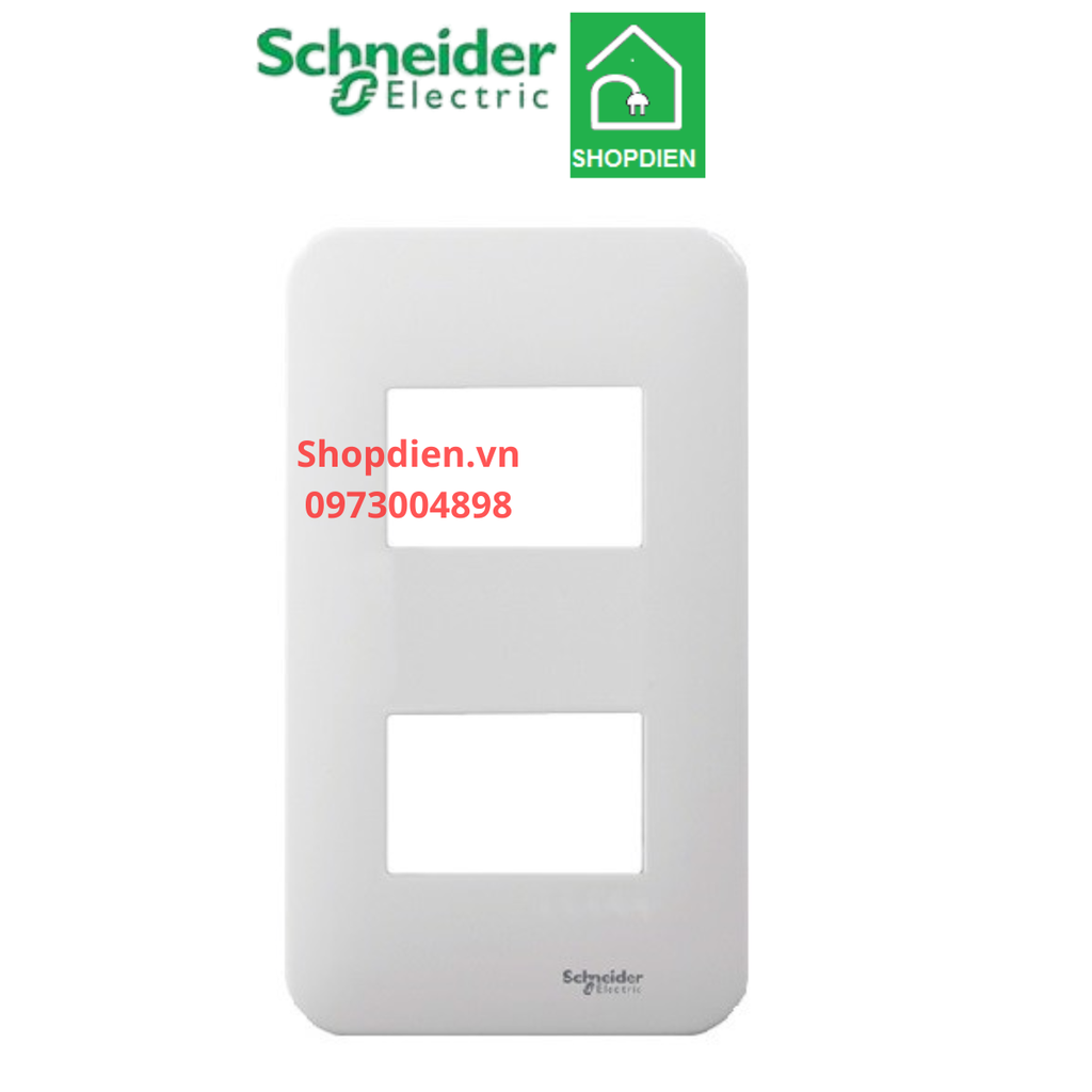 FG1052_WE Schneider Mặt 2 thiết bị S-FLEXI