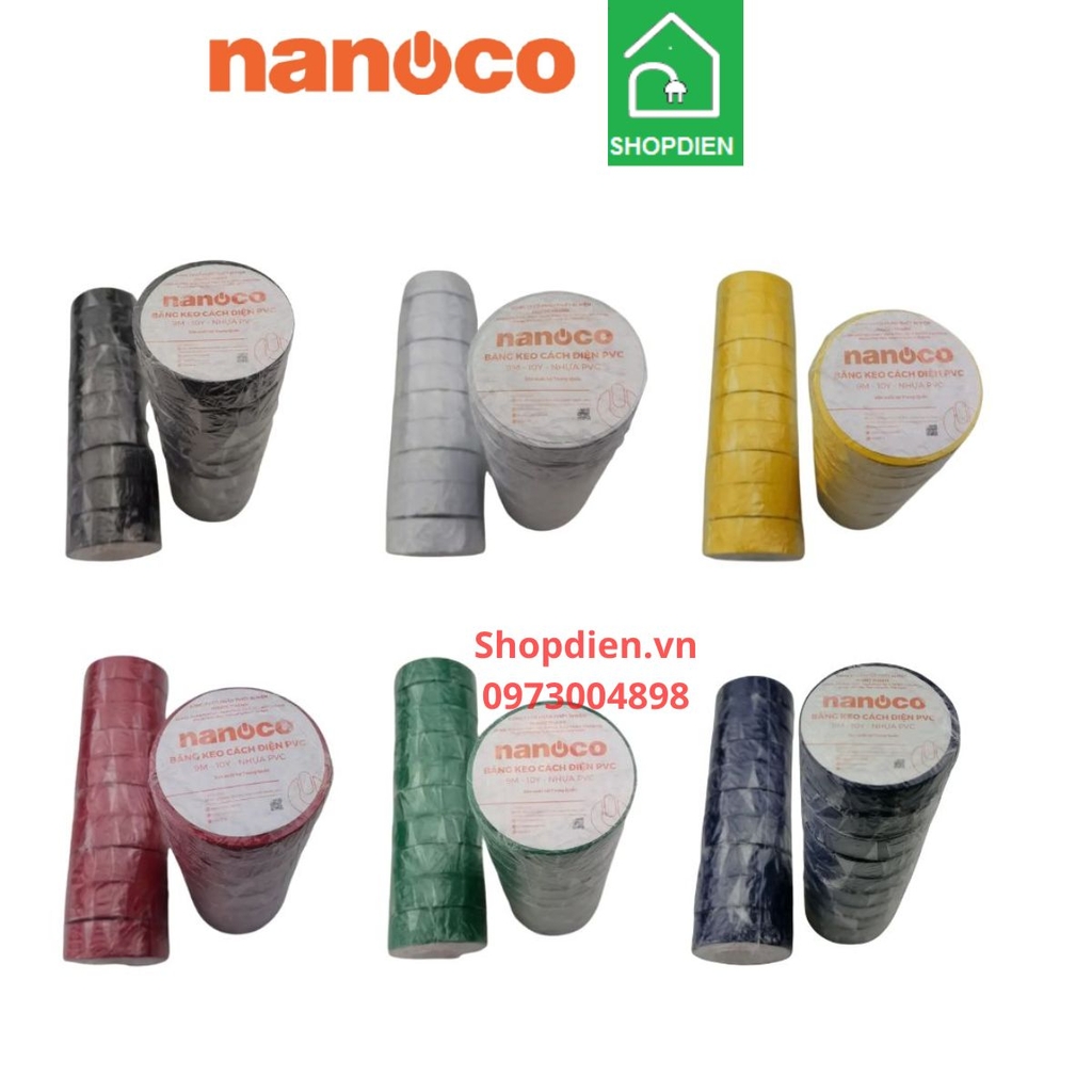 FKPC10 Nanoco Băng dính điện 10 YDS