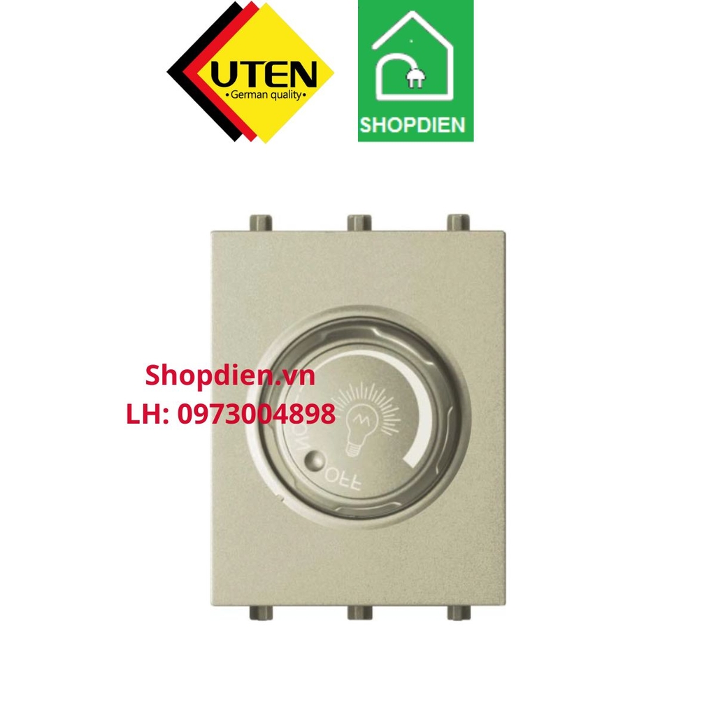 Hạt chiết áp điều chỉnh độ sáng đèn Dimmer màu vàng V9.1 UTEN V9.1P-D/G