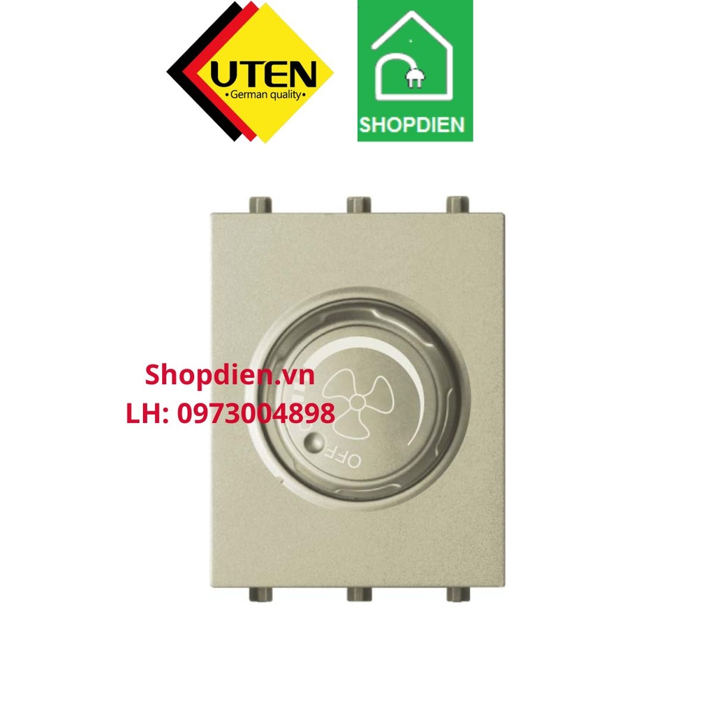 Hạt chiết áp điều chỉnh tốc độ quạt Fan controller  màu vàng V9.1 UTEN V9.1P-D/S