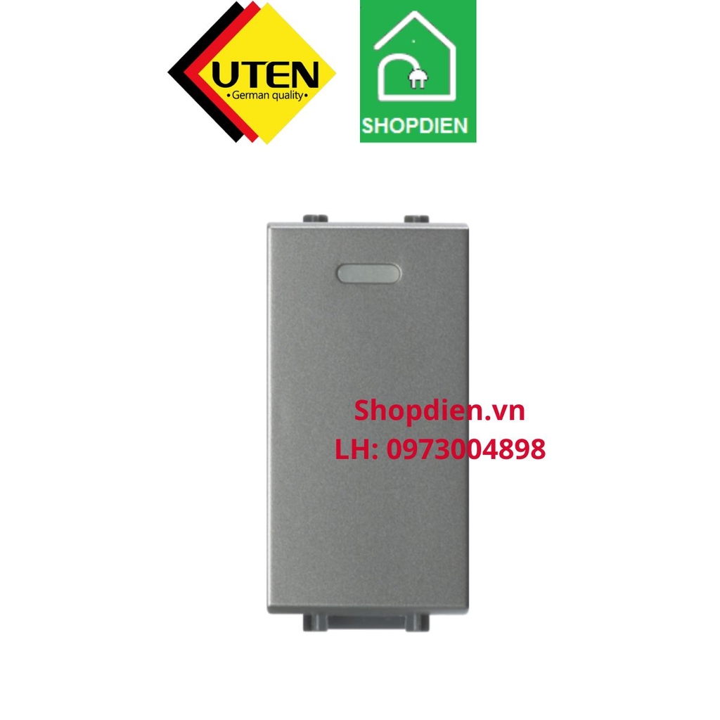 Hạt công tắc 1 chiều V7 UTEN V7.0PGK11-SS size S 16A