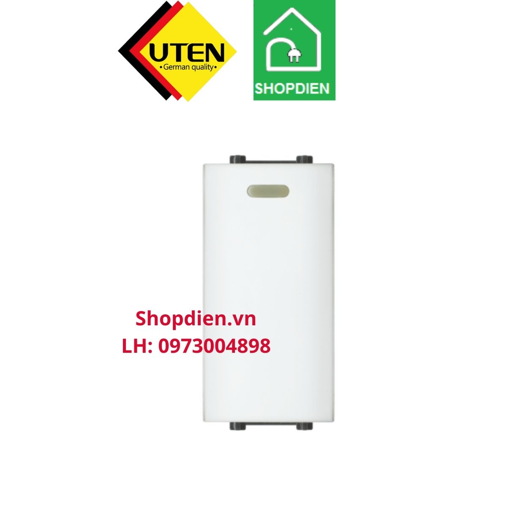 Hạt công tắc 1 chiều size S 16A V3.0 UTEN V3.0PGK11-SS