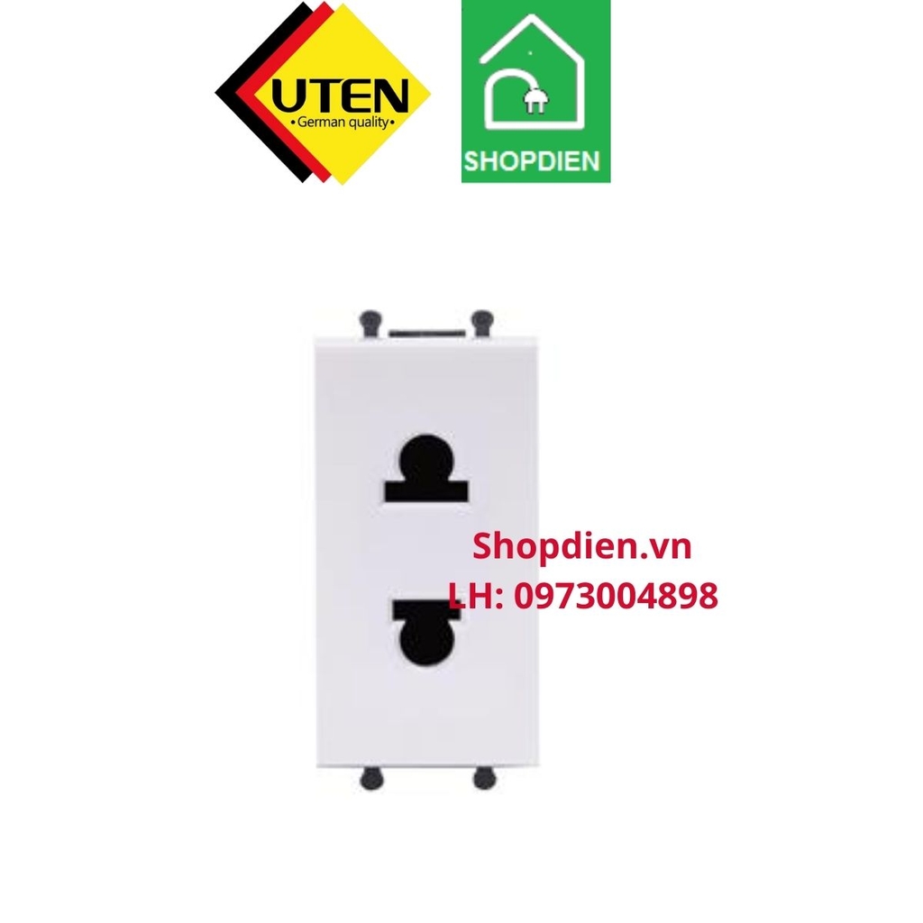 Hạt ổ cắm 2 chấu  size S Q120B UTEN Q120B-Z12